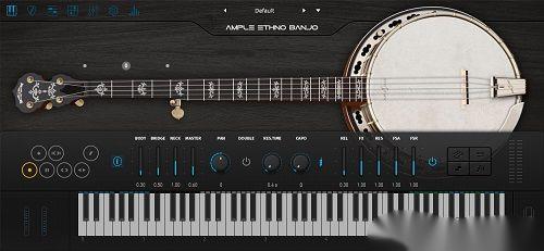 Amp Sound – Amp Ethno Banjo 1.5.0 更新 STANDALONE、VSTi、VSTi3、AU WIN。OSX x64 – 班卓琴