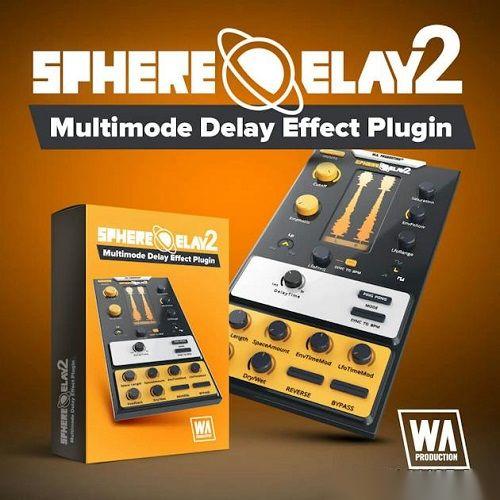 W.A. Production – Sphere Delay 2 v2.0.0 VST， VST3， AAX x64 [TCD] – 延迟