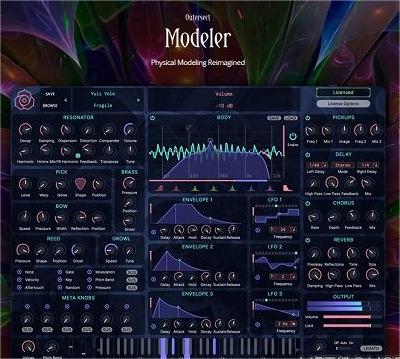 Tracktion Software & Outersect – Modeler v1.1.1 STANDALONE， VSTi3， AAX x64 TCD – 合成器