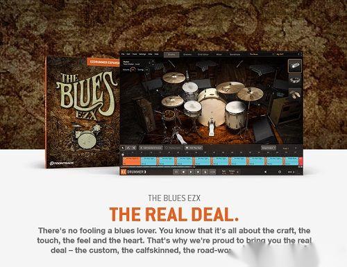 Toontrack – Toontrack THE BLUES EZX v 1.5.0 （SOUNDBANK） – EZDrummer 3 样本