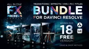 VideoHive DaVinci Resolve FX Presets Transitions, Effects, Titles, VHS, SFX