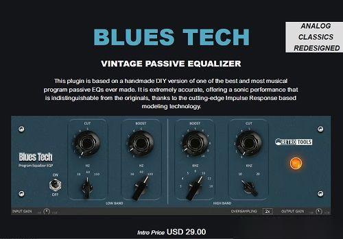 Retro Tools DSP – Blues Tech v1.0.0 均衡器