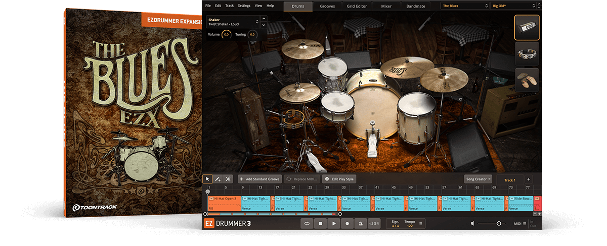 Toontrack – Toontrack THE BLUES EZX v 1.5.1（音库）