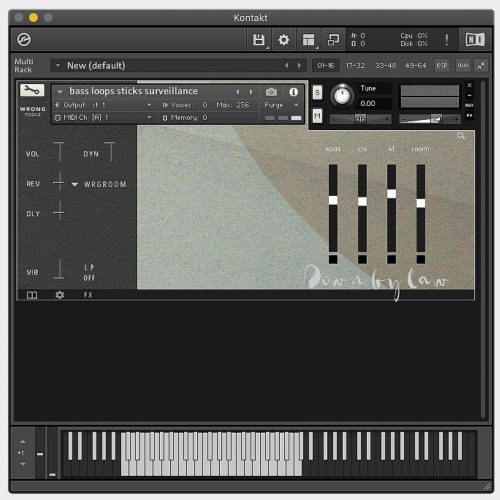 木质原声贝司 – Wrongtools Down By Law KONTAKT-ohsie