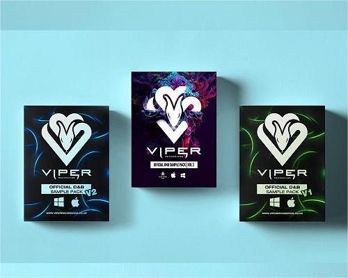 Viper Recordings – Viper presents – Viper Sample Pack Bundle （v1， v2， v3） （WAV， EXS24， HALION， KONTAKT， NNXT） – 样品包