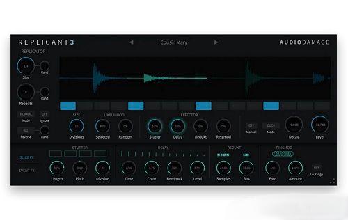 Audio Damage – AD056 Replicant 3 v3.0.8 VST3, AUv3, CLAP, AAX WIN.OSX x64 RETAiL – 效果处理器，延迟