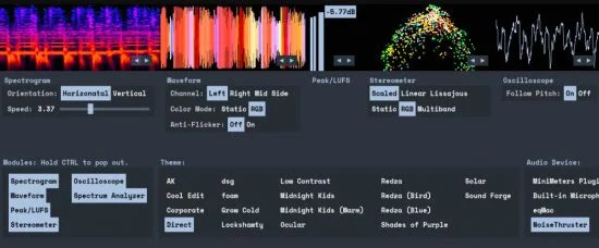 音频计量 – MiniMeters 0.8.18 Beta WIN